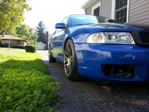 Blue Audi B5 S4 Forgestar F14 B5S4