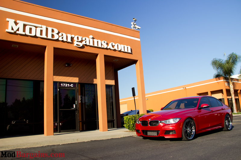 Red BMW 335i F30 ModBargains.com