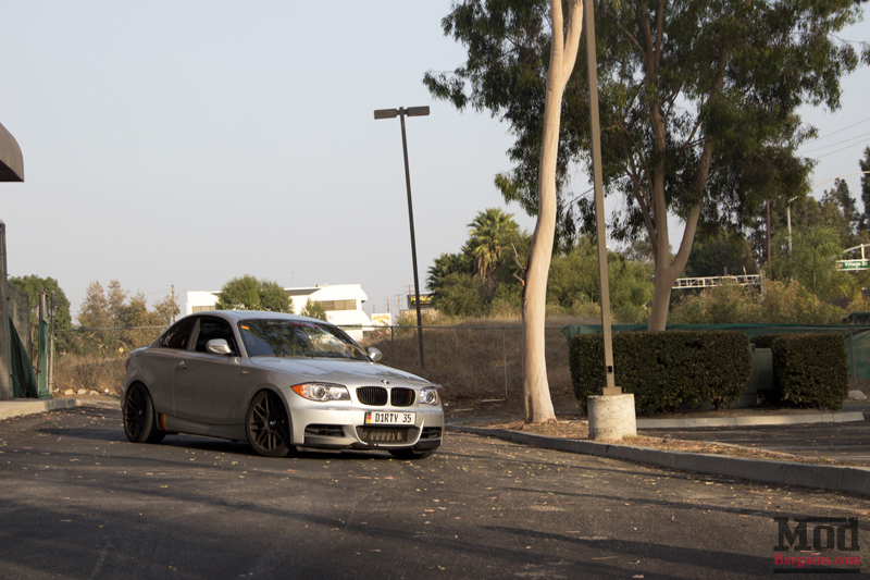 Silver BMW 135i Black Wheels