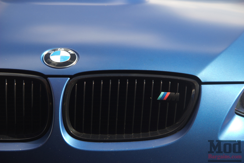 Frozen Blue BMW M3 Kidney Grilles