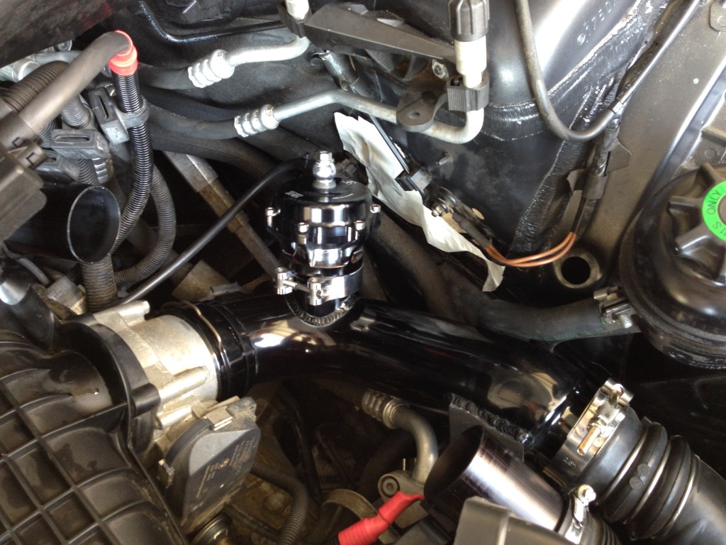 Evolution Racewerks N54 Chargepipe Black Tial Blowoff Valve BMW E82 135i