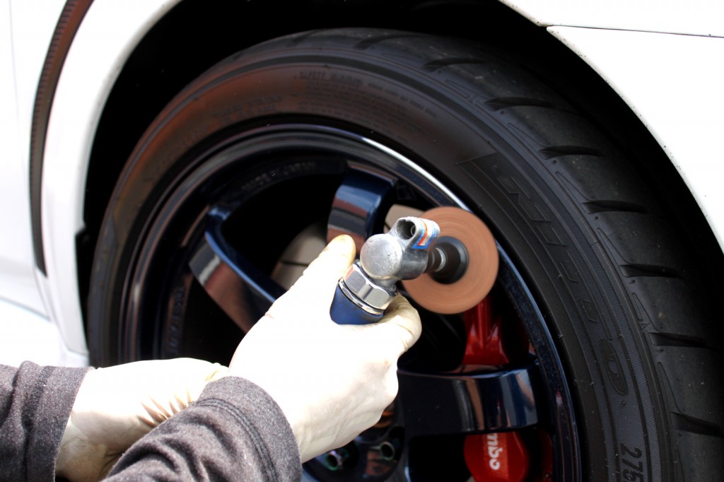 Refinishing Curbed Wheels