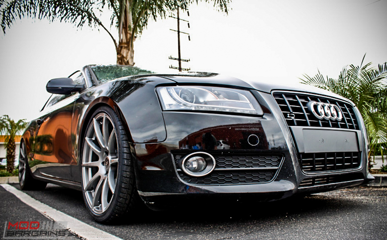 Audi B8 A5 Forgestar CF10 Gunmetal 19x85 KW V2 Coilovers RS Grille (3)