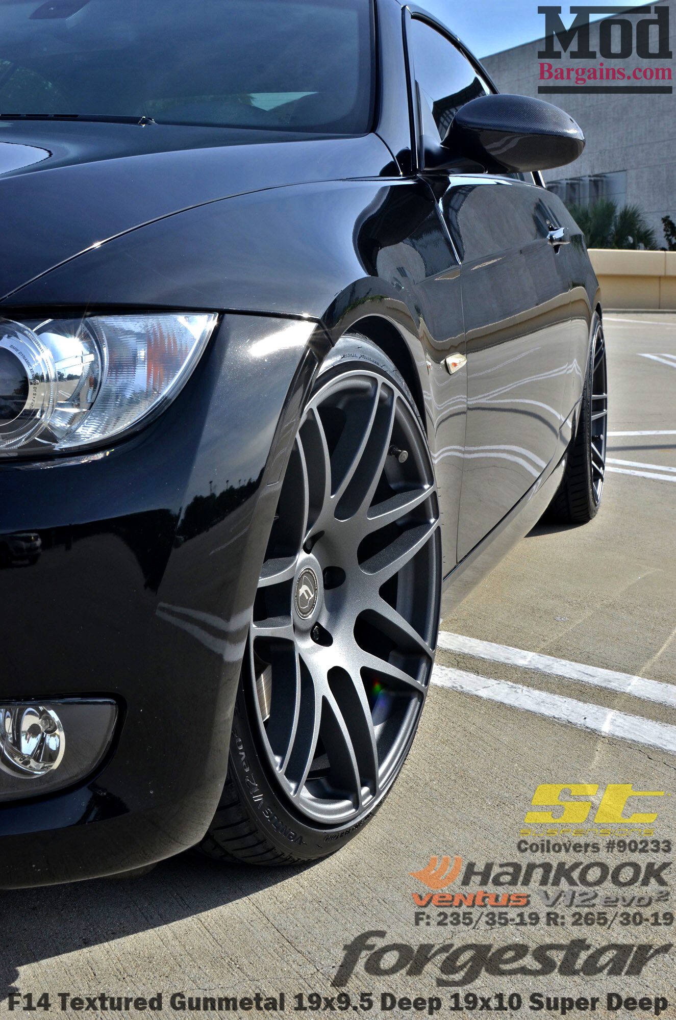 Black_BMW_E93_Forgestar-F14-19x9DC19x10SDC-hankook-st-coilovers-jeffkramer-alan-cust-img002