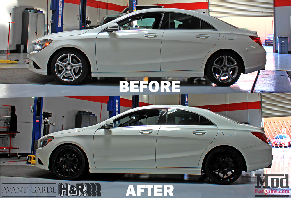 Quick Snap Mercedes Benz Cla On Avant Garde M590 Wheels