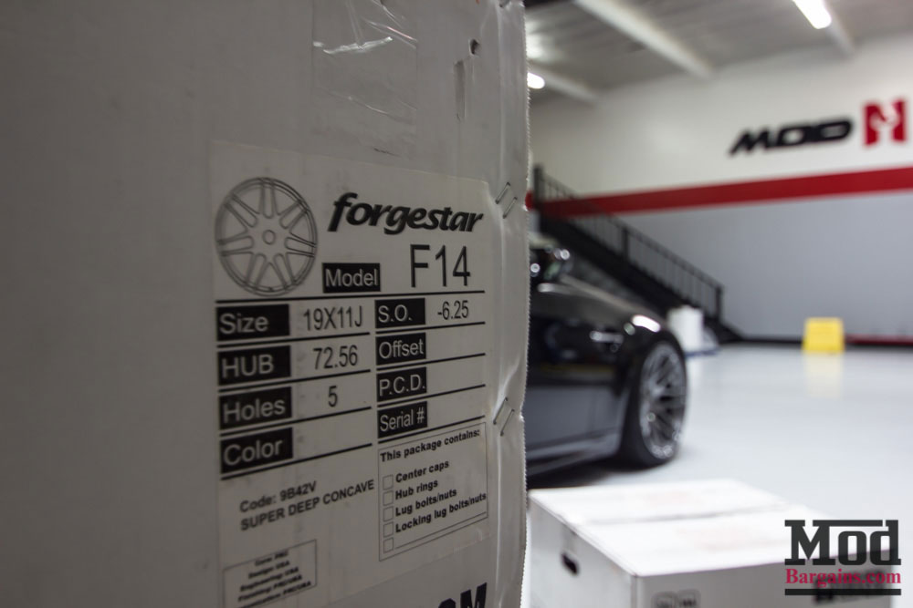 bmw e92 m3 modbargains mod auto black forgestar F14 wheels