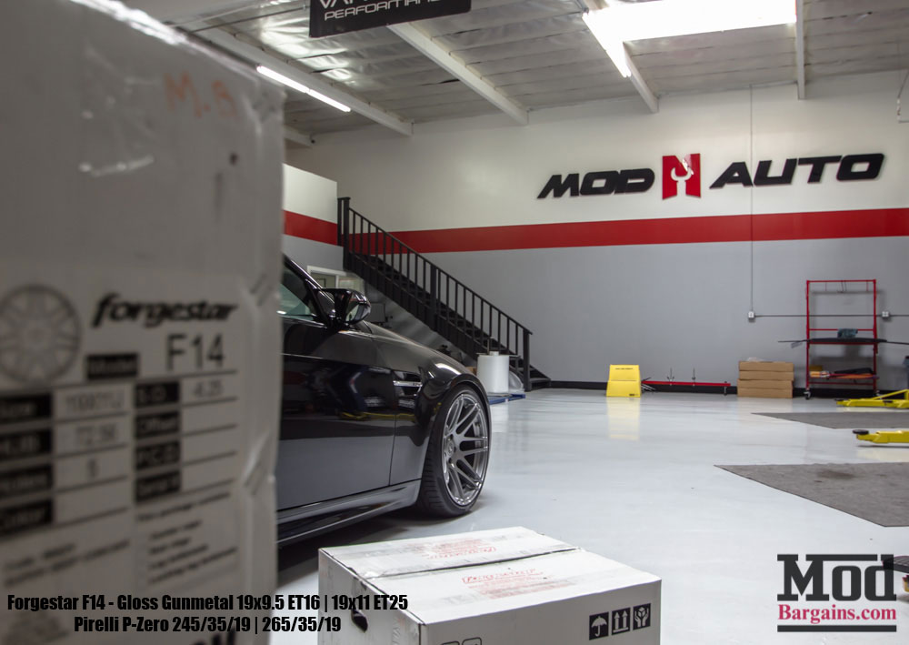 bmw e92 m3 modbargains mod auto black forgestar F14 wheels