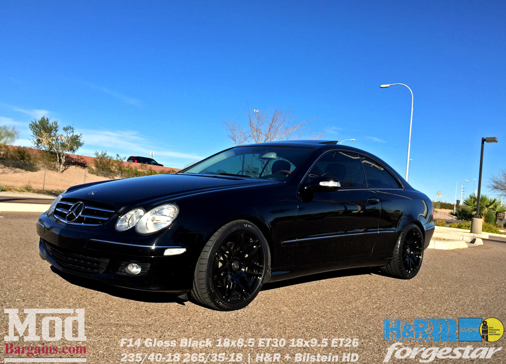 mercedes-clk350-on-forgestar-f14-gloss-black-18x85et30-18x95et26-hr-springs-bilstein-shocks-img001