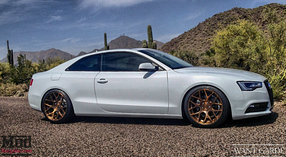 Audi A5 - 20x10" / 20x10" Matte Brushed Grigio M590