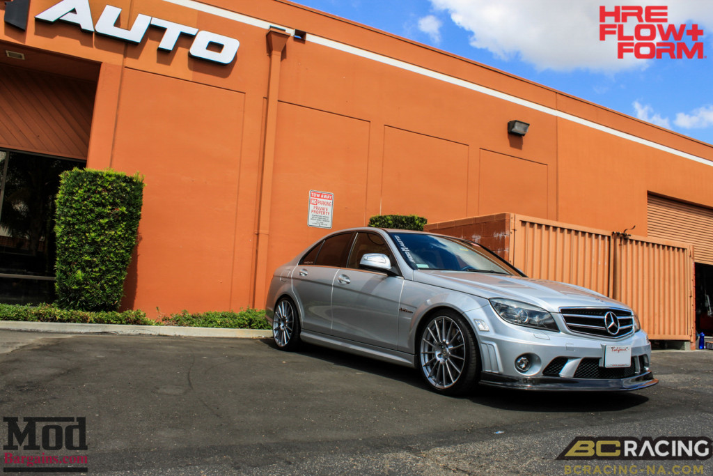 Mercedes_W204_C63_AMG_BC_ER_Coilovers_HRE_FF15_CF_Lip_Diffuser-1