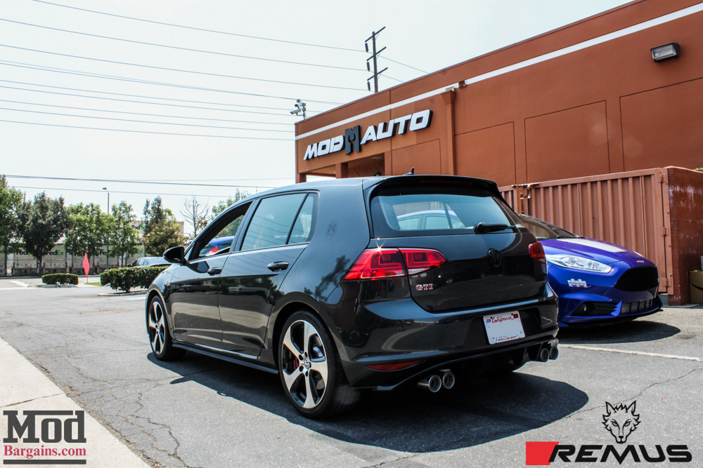 Video: VW Golf GTI Mk 7 Remus Quad Exhaust + Diffuser Installed