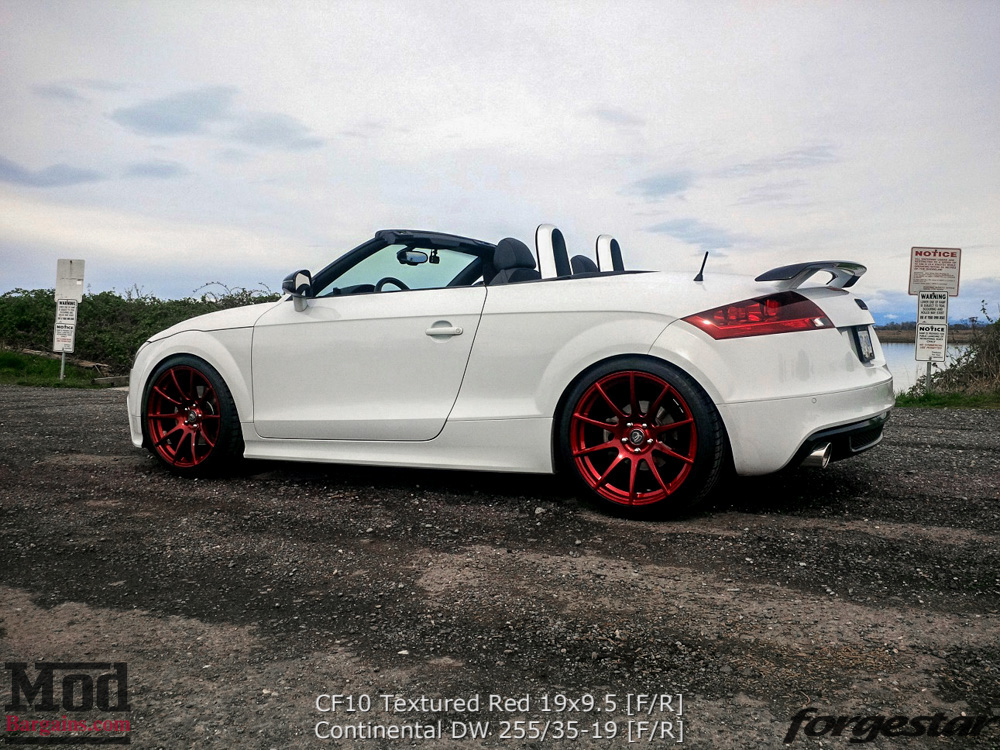 Audi TT Mk2 Forgestar CF10 19x95 Textured Red TimChen (3)