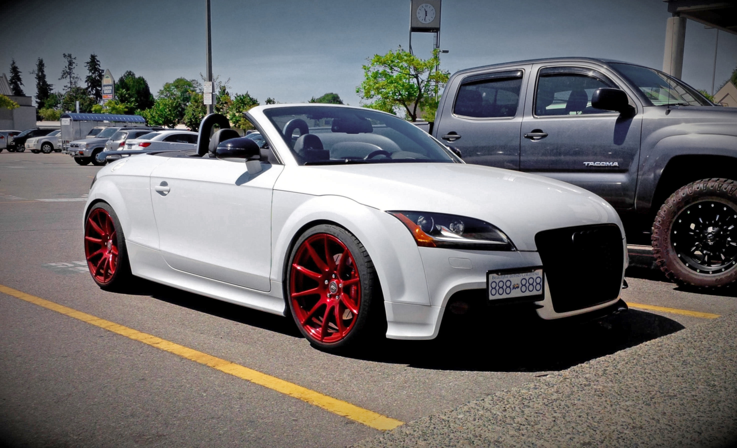 Audi TT Mk2 Forgestar CF10 19x95 Textured Red TimChen (5)