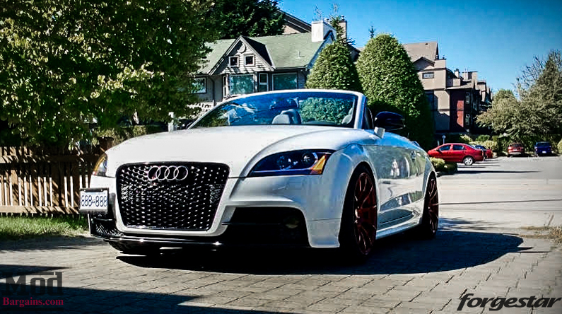 Audi TT Mk2 Forgestar CF10 19x95 Textured Red TimChen (6)