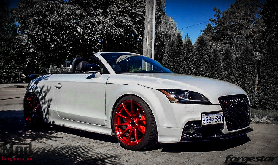 Audi TT Mk2 Forgestar CF10 19x95 Textured Red TimChen (8)