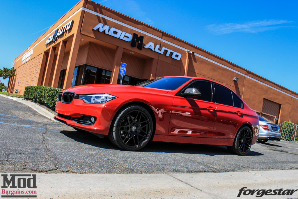 BMW_F30_328i_Red_CF_Forgestar_F14_SemiGlossBlack (14)