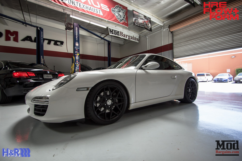 Porsche 997 Carrera HRE FF01 Tarmac on HR Springs (12)