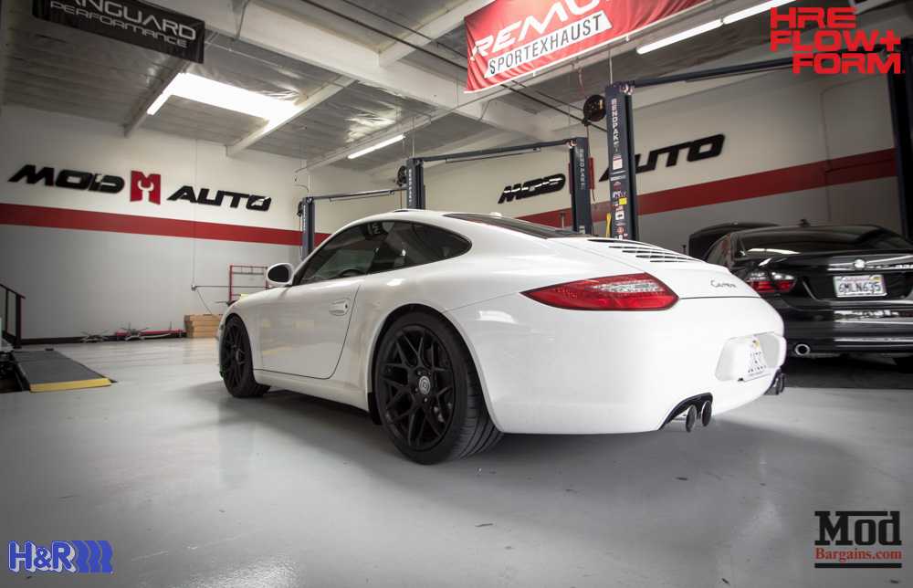 Porsche 997 Carrera HRE FF01 Tarmac on HR Springs (2)