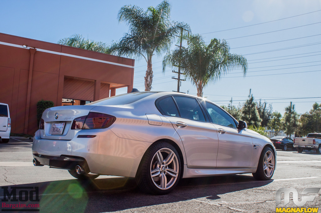 BMW F10 535i Silver Magnaflow Catback Exhaust (15)