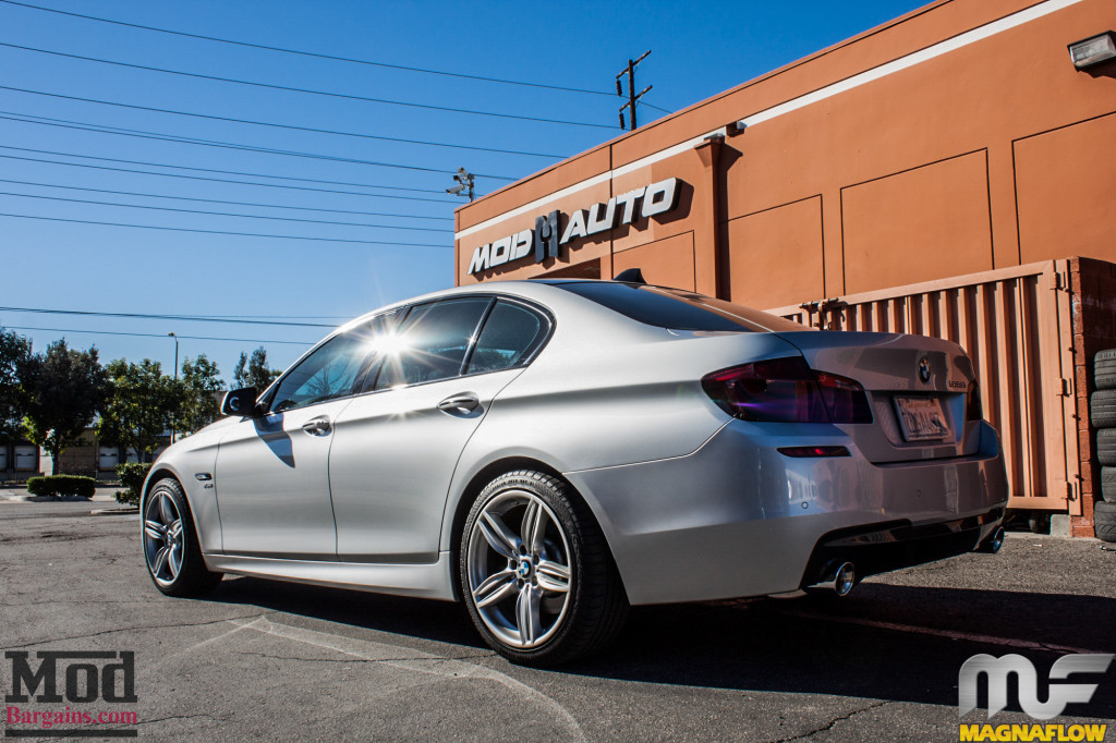 BMW F10 535i Silver Magnaflow Catback Exhaust (16)