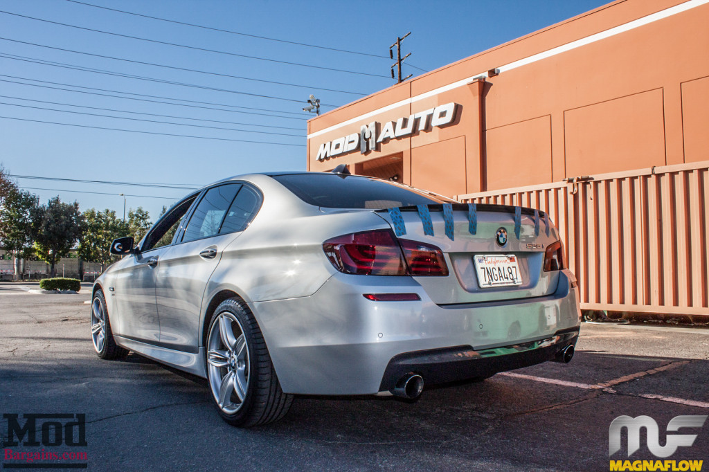 BMW F10 535i Silver Magnaflow Catback Exhaust (21)