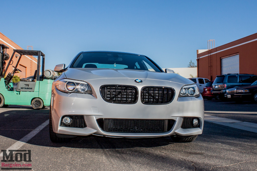 BMW F10 535i Silver Magnaflow Catback Exhaust (25)