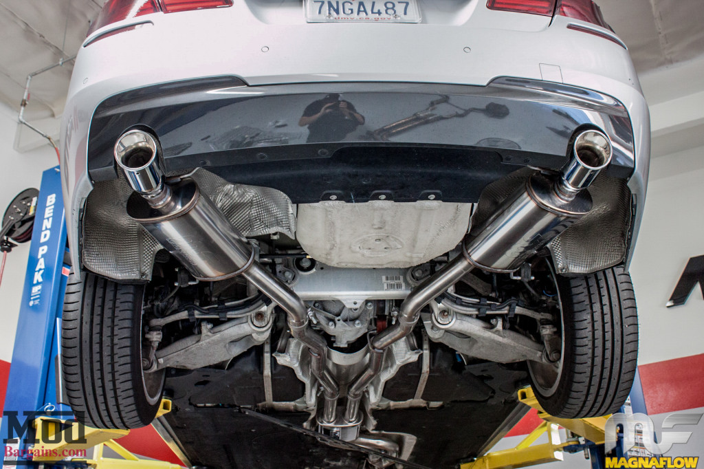 BMW F10 535i Silver Magnaflow Catback Exhaust (5)