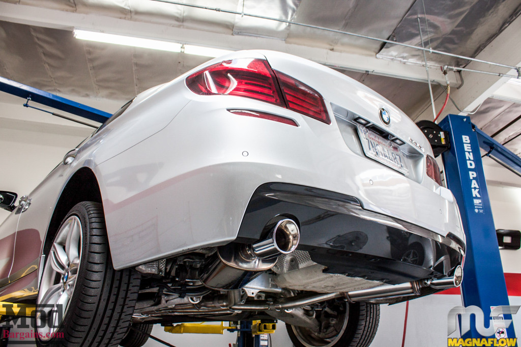 BMW F10 535i Silver Magnaflow Catback Exhaust (7)
