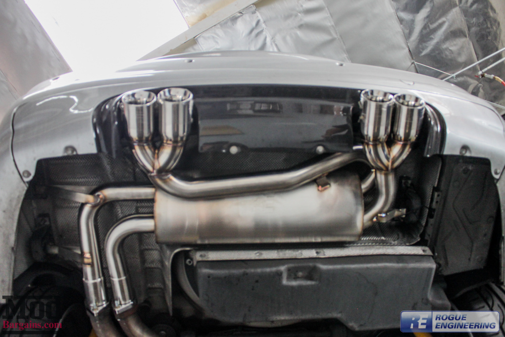 BMW E46 M3 Rogue Engineering El Diablo Exhaust-8