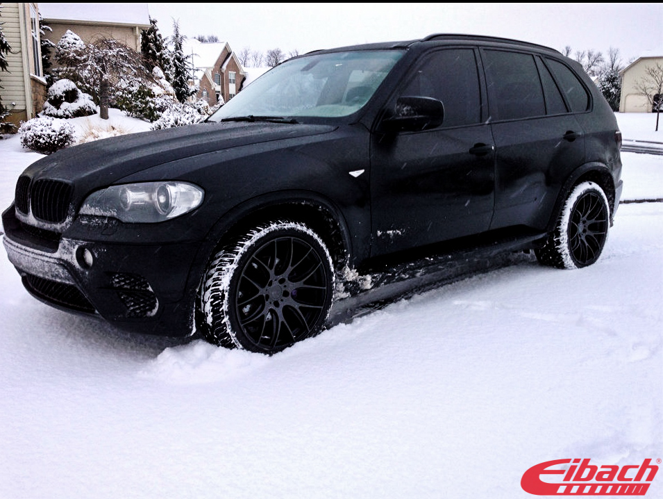 BMW E70 X5 Eibach Springs MatteBlack Eurosport Monza 20in img005