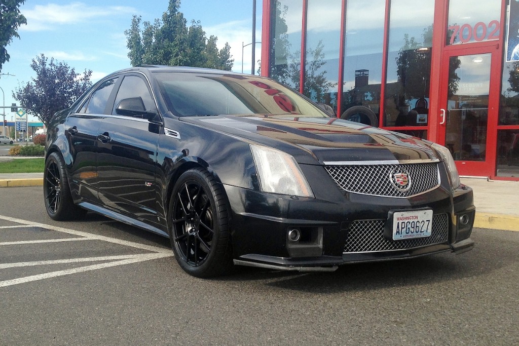 Cadillac CTS-V - 20x8.5 20x10 Matte Black M510 img001
