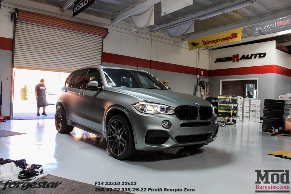 F15 Bmw X5 On 22in Forgestar F14 Wheels Modauto