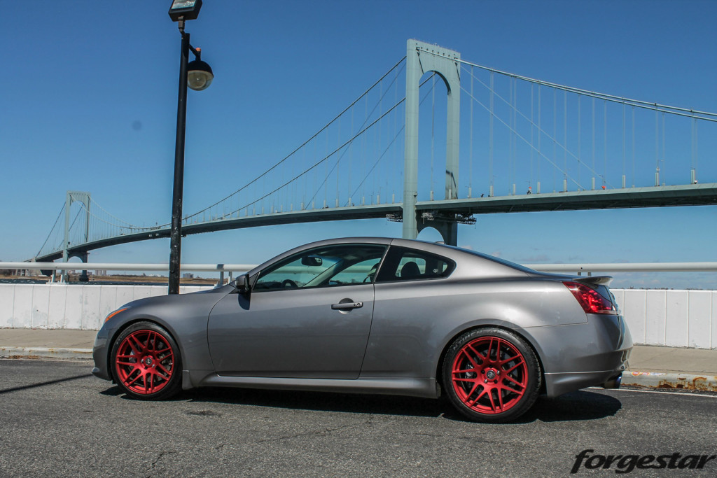 Infiniti_G37_Forgestar_F14_MatteCandyRed_img001