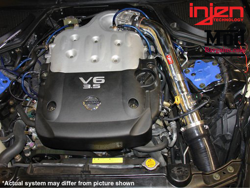 Injen Air Intake for 2003-06 Nissan 350Z SP1986P Installed