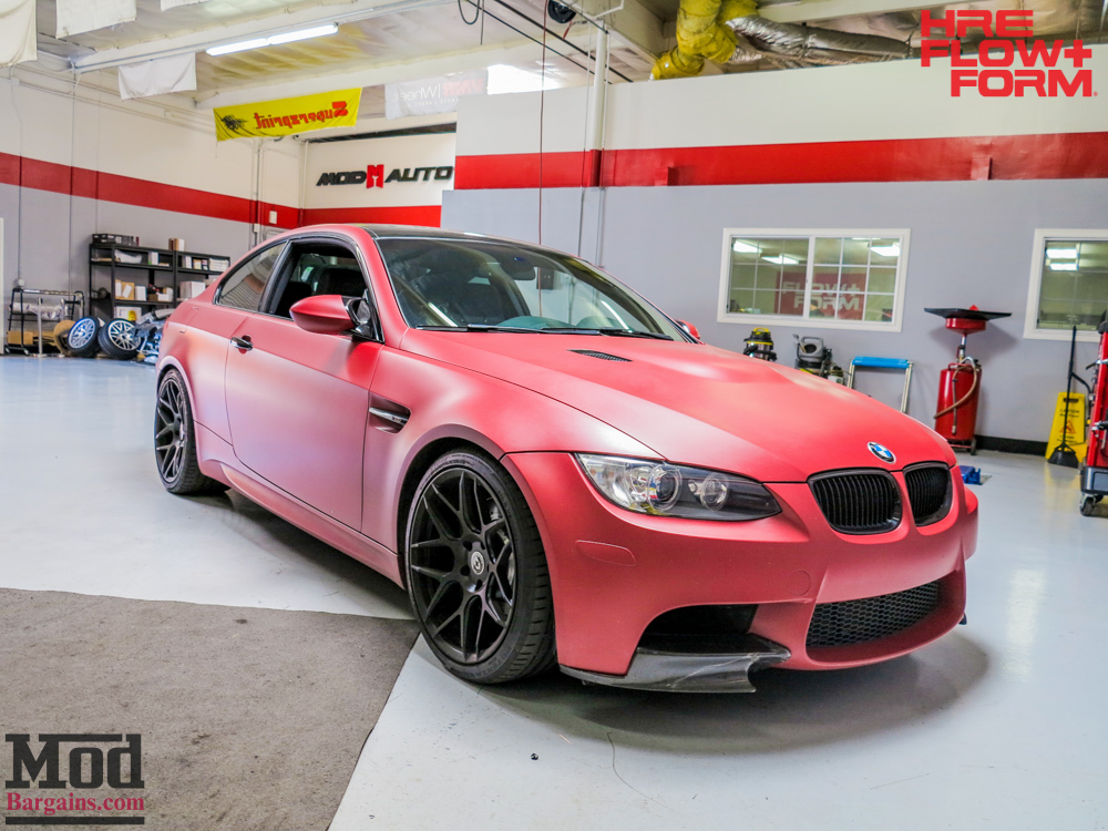 BMW_E92_M3_Matte_Red_Temoor_HRE_FF01_Tarmac (10)