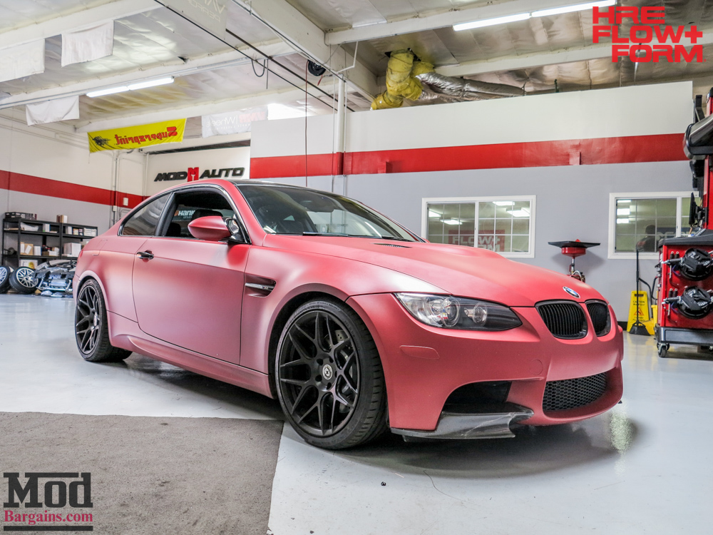 BMW_E92_M3_Matte_Red_Temoor_HRE_FF01_Tarmac (11)