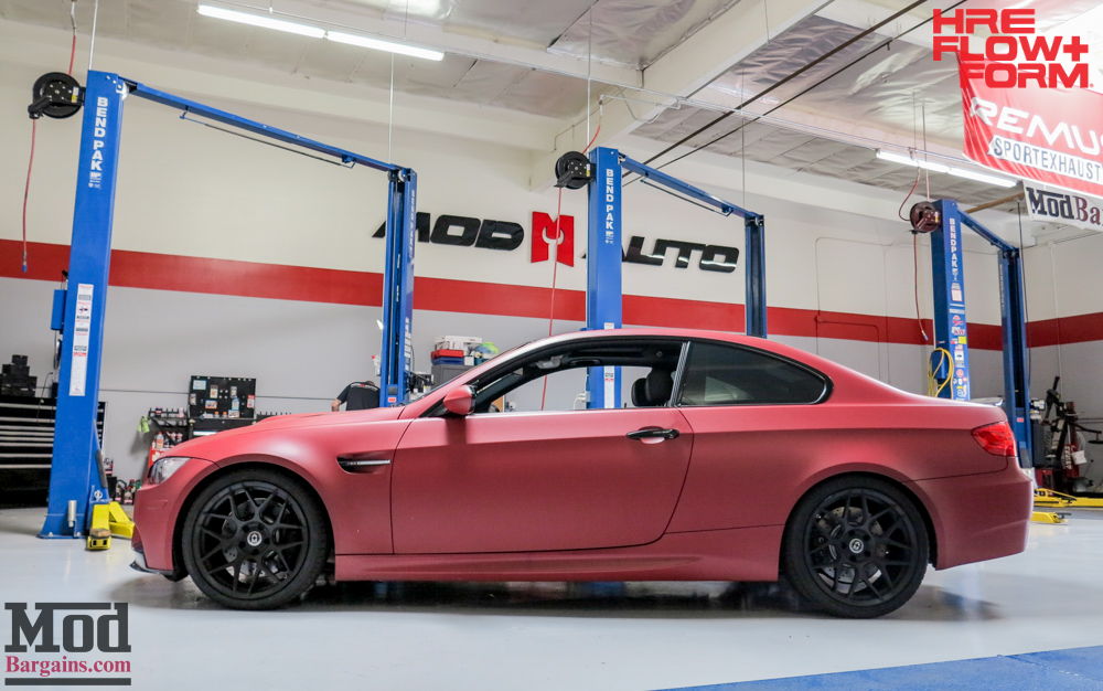BMW_E92_M3_Matte_Red_Temoor_HRE_FF01_Tarmac (12)