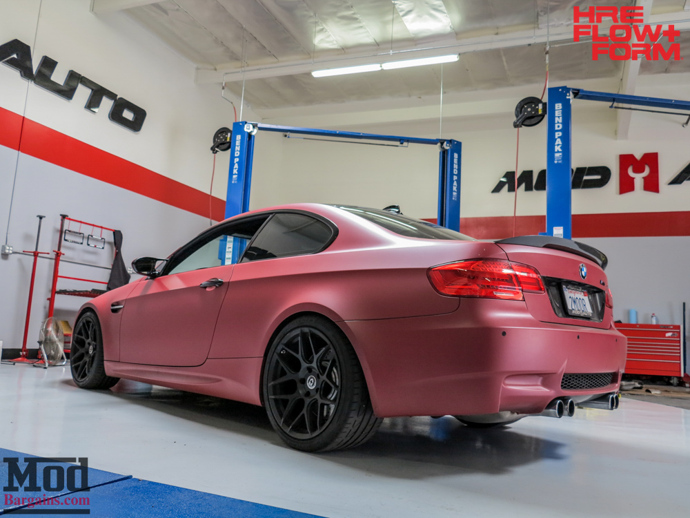 BMW_E92_M3_Matte_Red_Temoor_HRE_FF01_Tarmac (13)