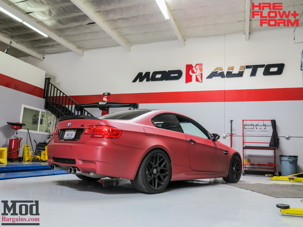 BMW_E92_M3_Matte_Red_Temoor_HRE_FF01_Tarmac (9)