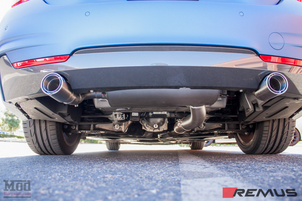 BMW_F32_435i_MatteBlue_Remus_Exhaust-6