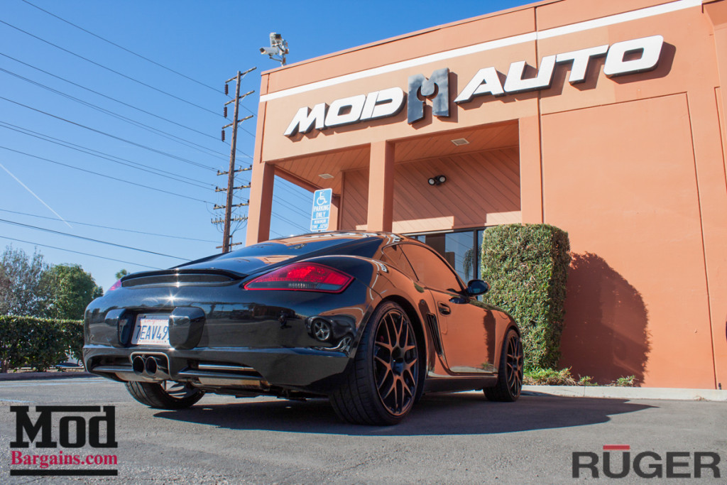 Porsche_987.2_Cayman_S_Ruger_Mesh_MatteBlack_20in_Springs_Exhaust-2