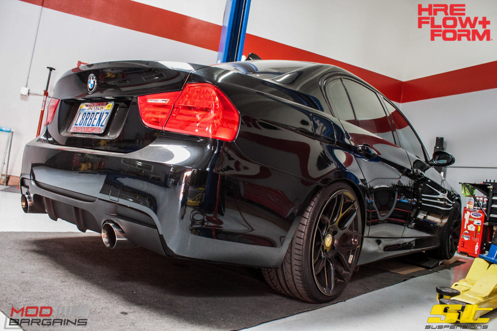 BMW_E90_335i_HRE_FF01_Tarmac_19in_ST_Coilovers-13