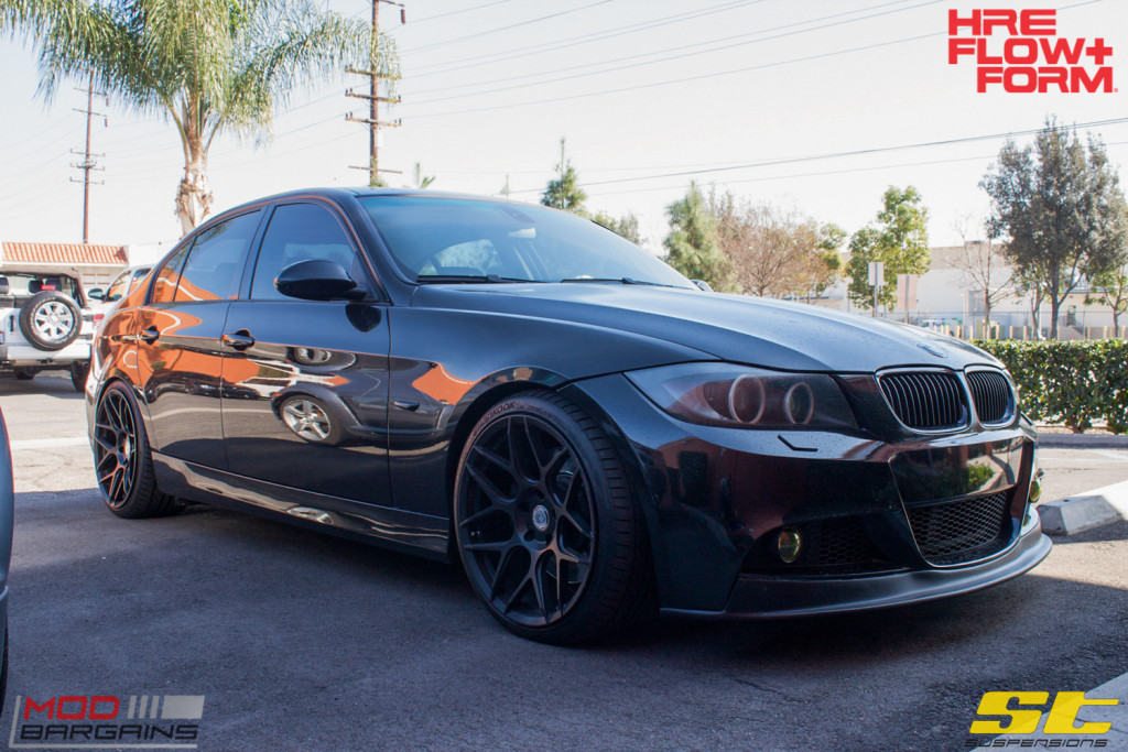BMW_E90_335i_HRE_FF01_Tarmac_19in_ST_Coilovers-3