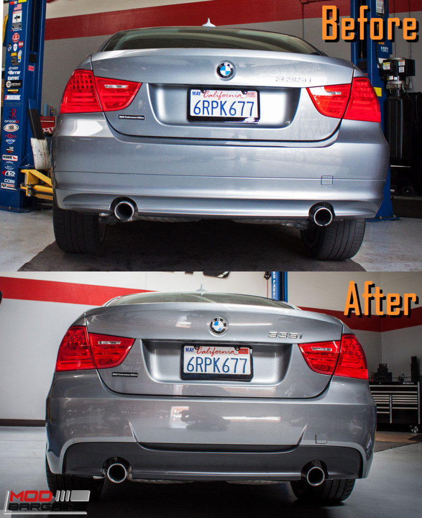 BMW_E90_335i_Msport-rear-bumper-before-after