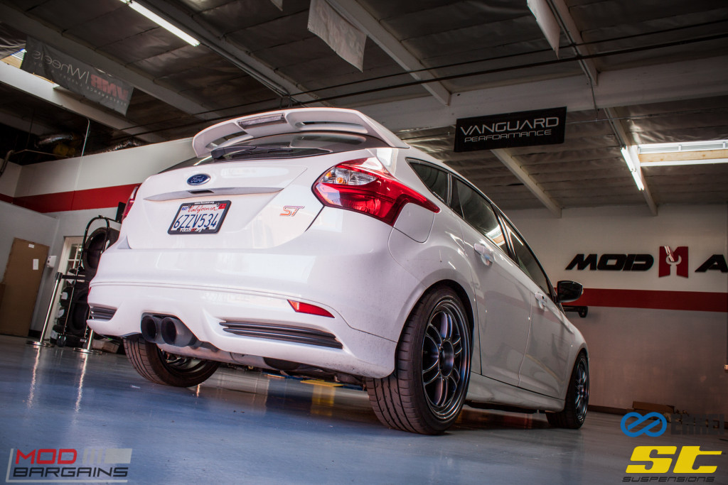 Ford Focus ST 14 CX FMIC ST X Coilovers Enkei RPF-1 Steeda Rear Sway Milltek nonres (21)