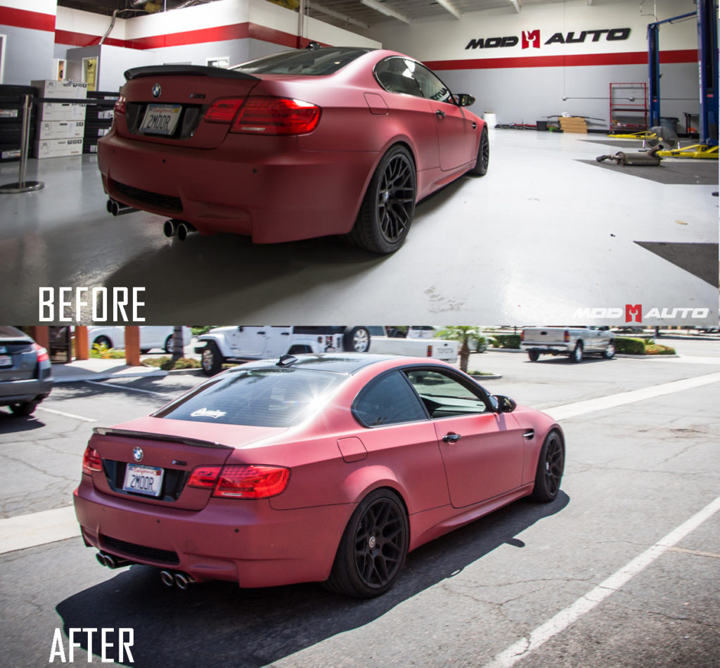 BMW E92 M3 Temoor HRE FF01 Remus CarbonRace BeforeAfter