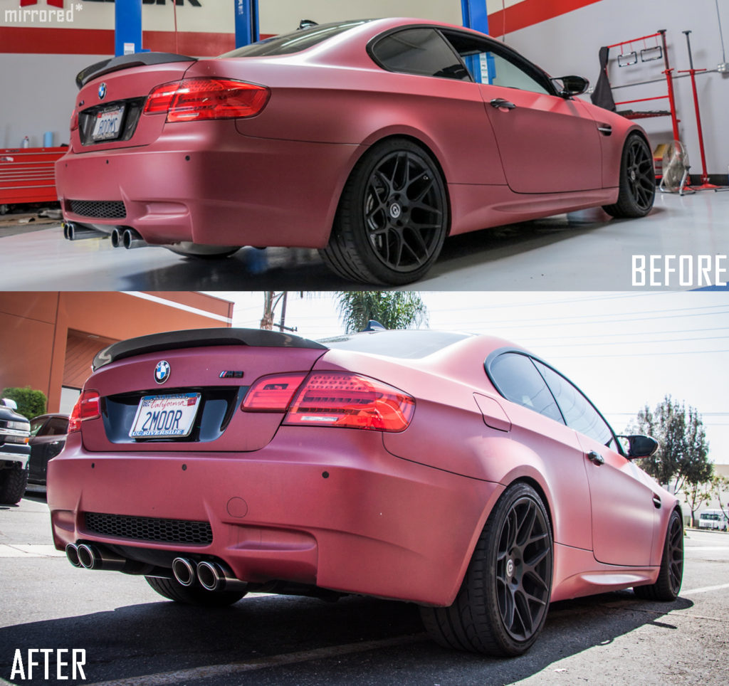 BMW E92 M3 Temoor HRE FF01 Remus CarbonRace beforeafter1