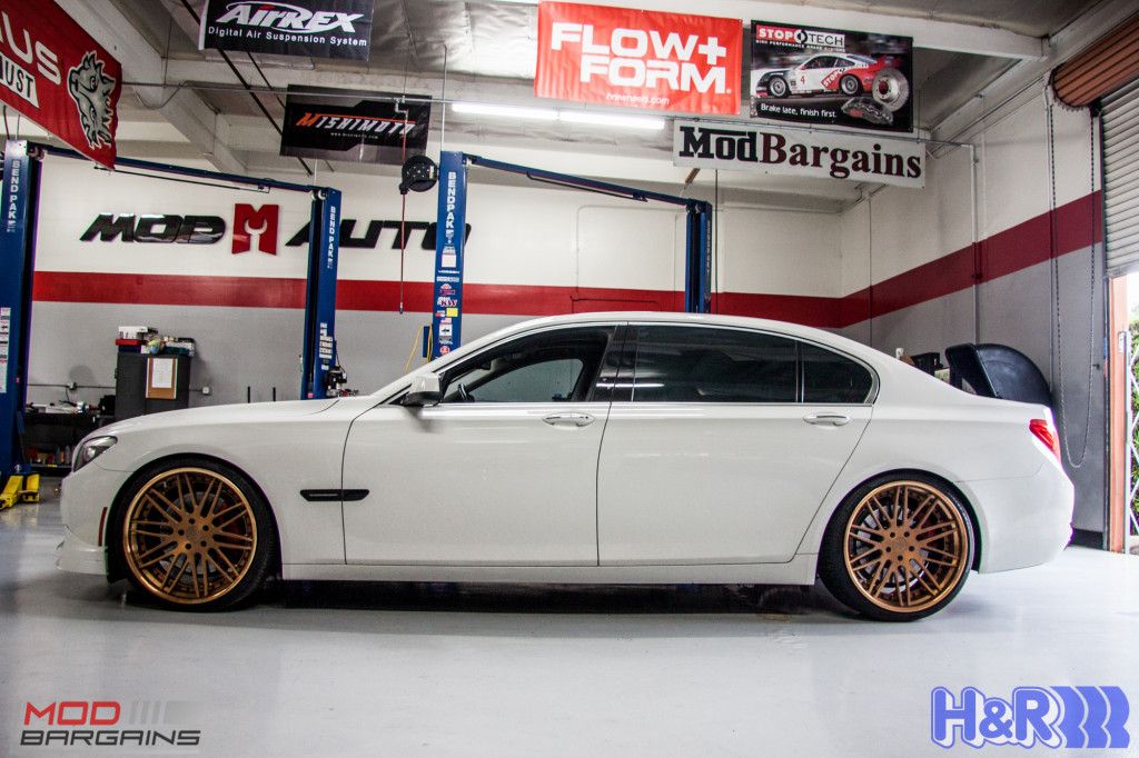 BMW F01 750li HR Springs Rennen Forged Sean Customer (8)