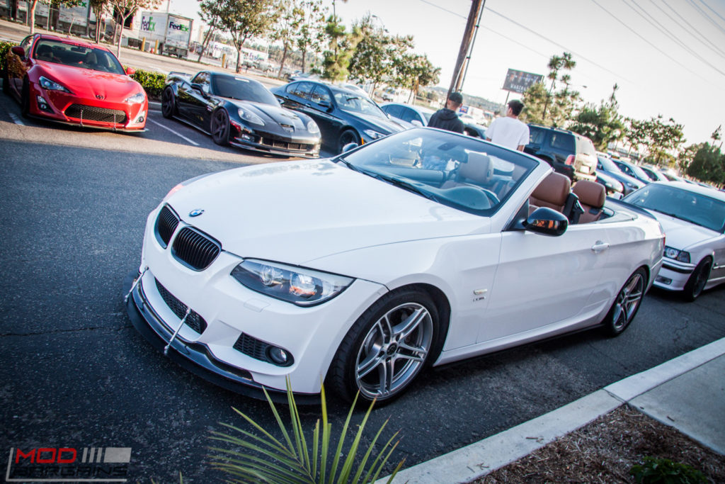 BMW E93 335is VRSF FMIC APR Lip Installed (2)