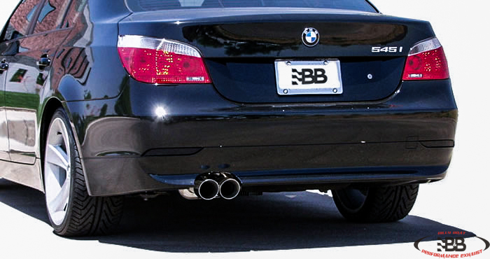 Billy Boat Axle-Back Exhaust on BMW 545i E60